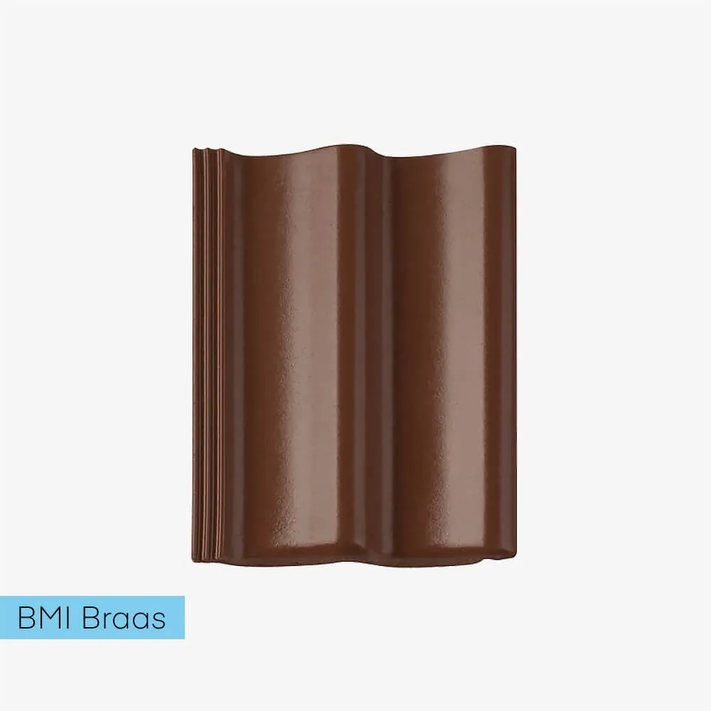 Dachówka betonowa Bałtycka kolor brązowy