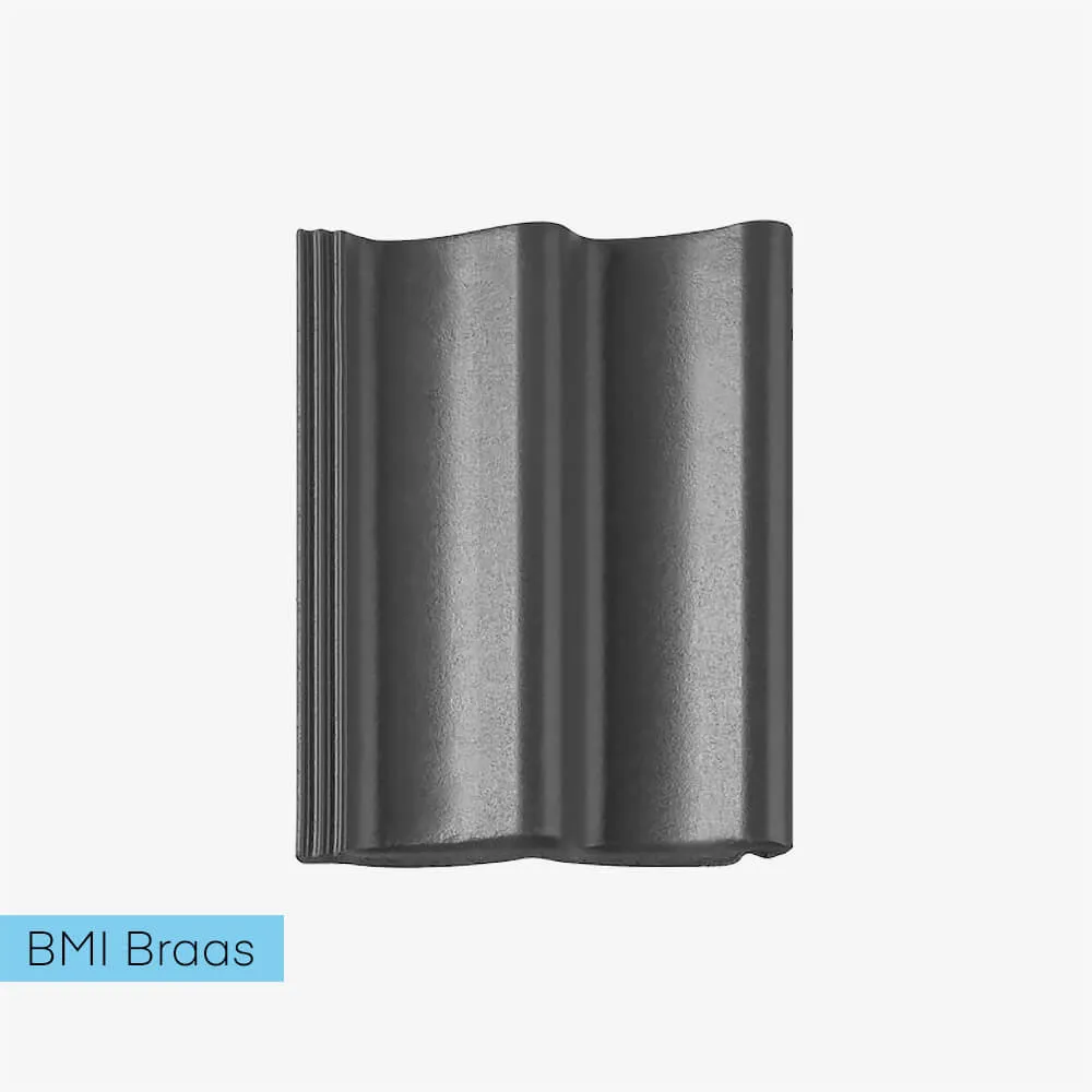 Dachówka betonowa Bałtycka kolor grafitowy