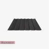 Czarna matowa blacha trapezowa T18 plus Blachodach grubość 0,5 mm