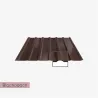 Blacha trapezowa T18 plus 0,5 mm ciemny brąz połysk + mata na wymiar