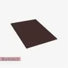 Blacha płaska foliowana RAL 1,25 x 2 m kolor RAL 8017 (brąz)