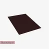 Blacha płaska foliowana RAL 1,25 x 2 m kolor RAL 8019 (ciemny brąz)