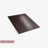 Blacha płaska 2,5 m2 z folią - kolor brąz (8017). Połysk. 0,5 mm