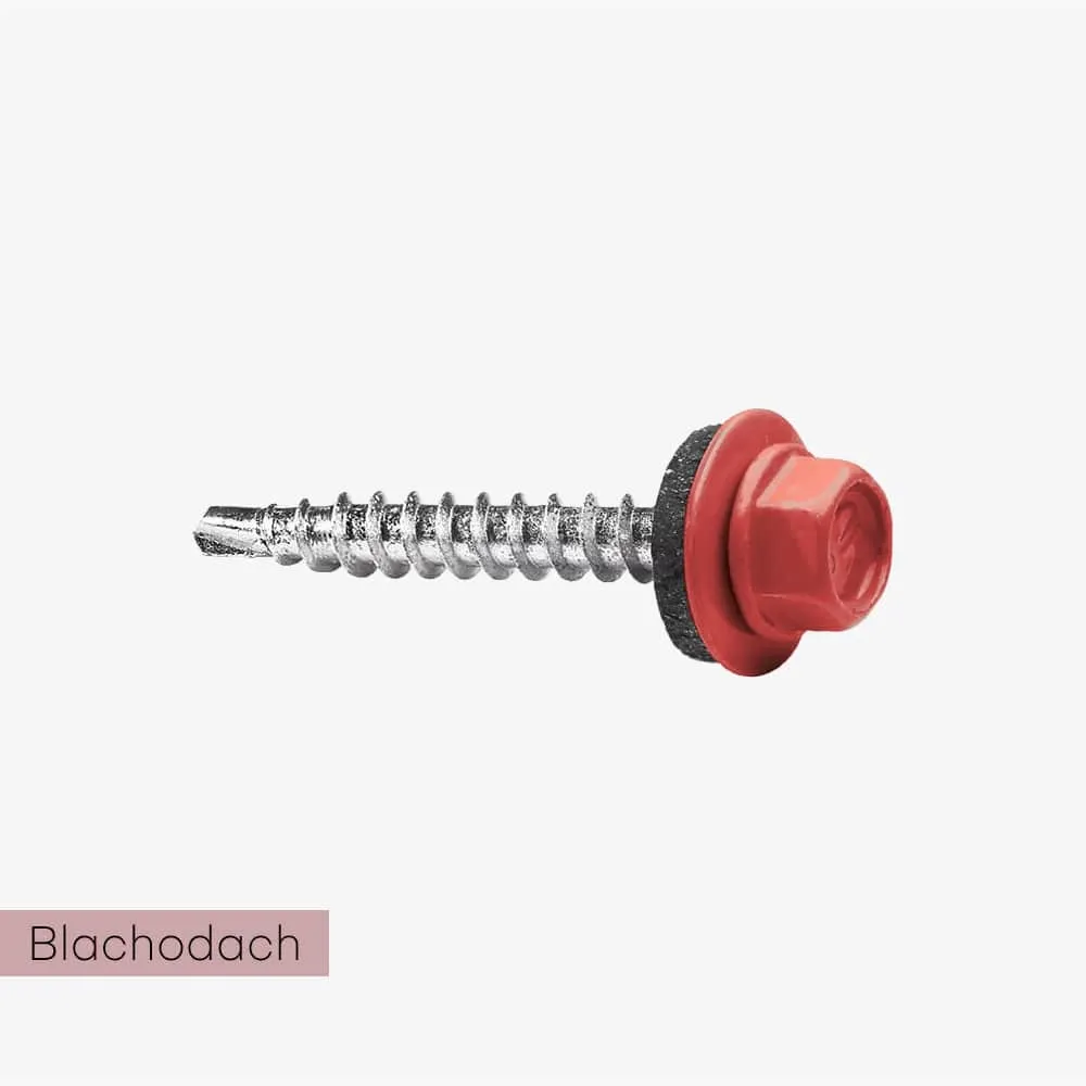 Wkręt farmerski z uszczelką 4,8 x 35 Blachodach 250 szt. - niska cena!