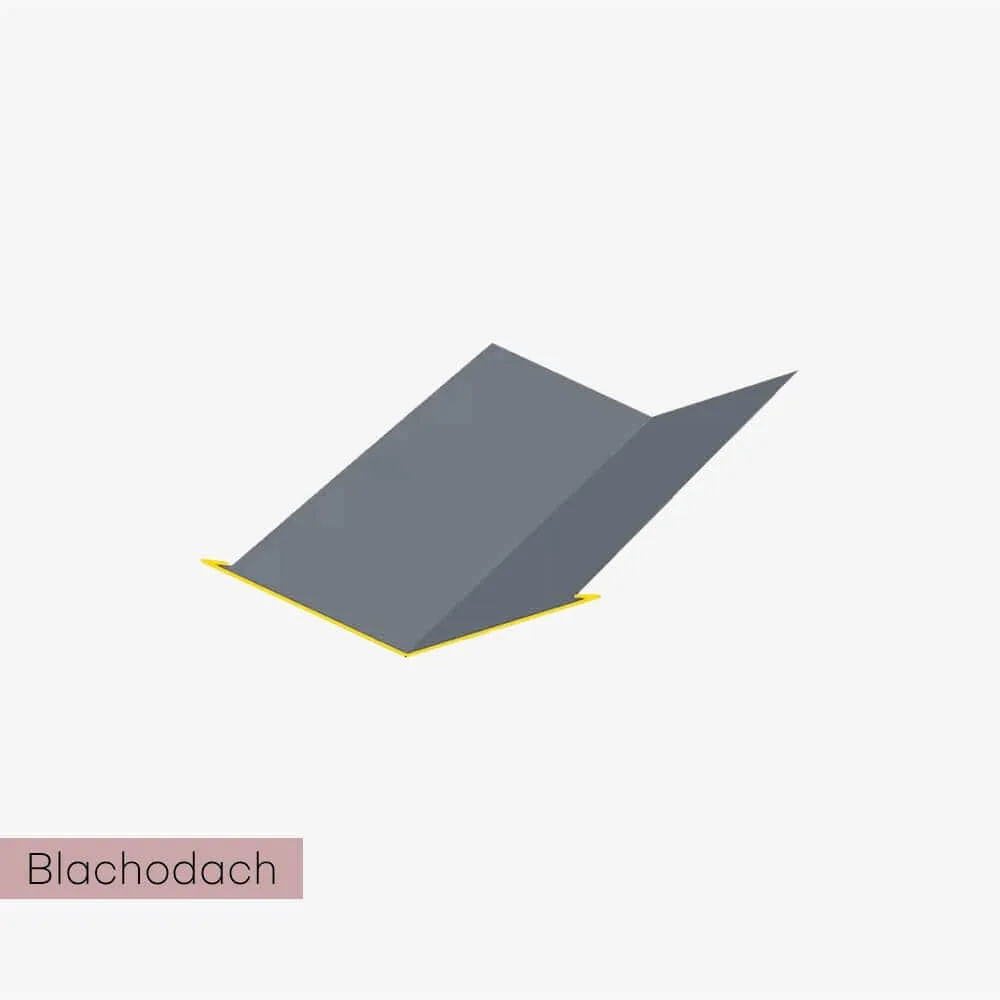 Rynna koszowa 2 m (szer. 15 cm) połysk - obróbki blacharskie kolor RAL