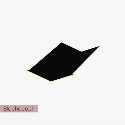 Rynna koszowa 2 m (szer. 15 cm) połysk - obróbki blacharskie kolor RAL