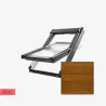 Okno dachowe obrotowe PVC Roto Q4 3-szybowe 74x118