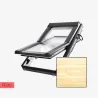 Okno dachowe PVC z kołnierzem Roto Designo R6 74x98cm