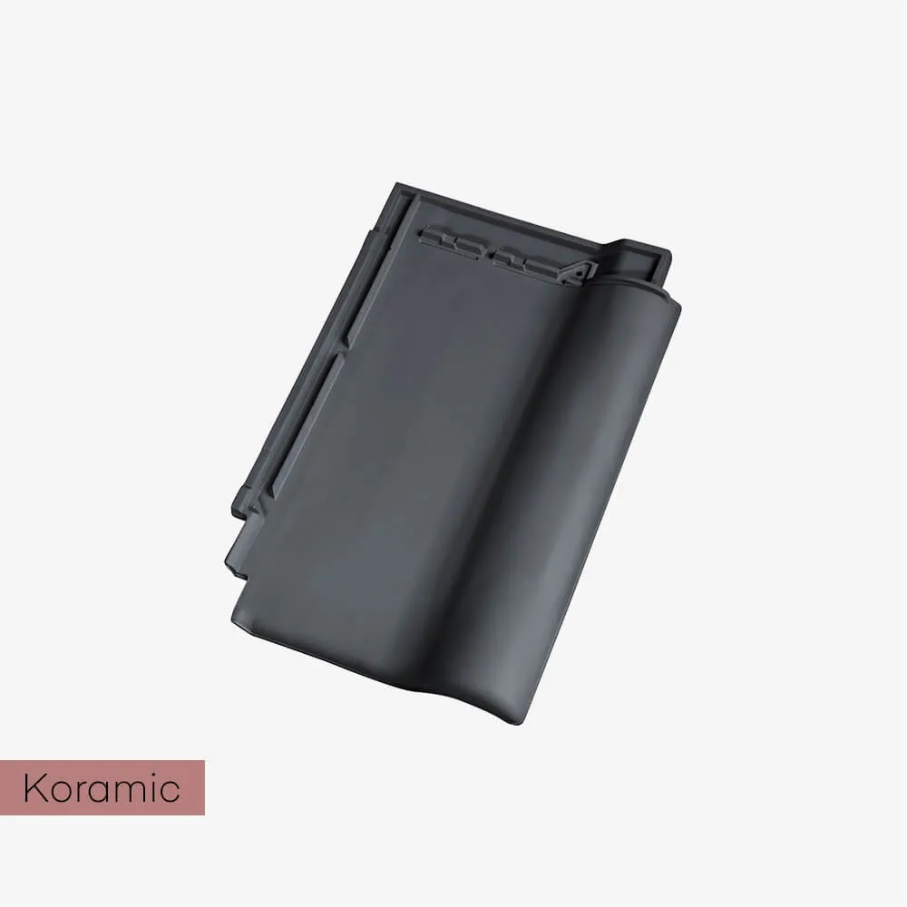 Dachówka Ceramiczna - Koramic Alegra 9 antracytowa matowa angoba