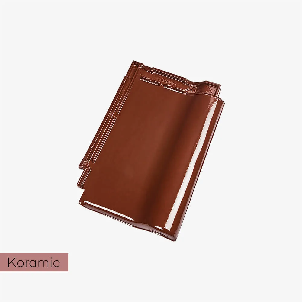 Dachówki ceramiczne - Koramic Alegra 9 kasztanowa angoba szlachetna