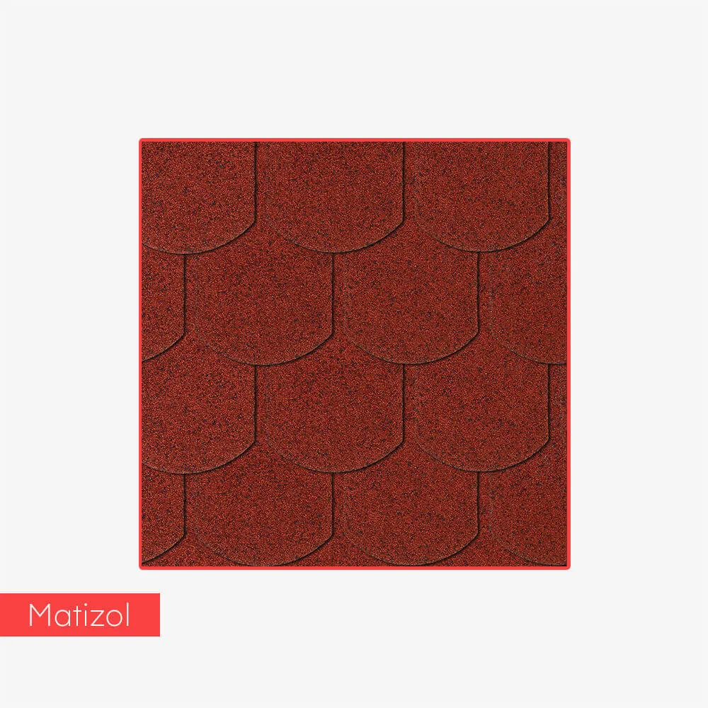 Gont bitumiczny Karpiówka Matizol (3,2 m2) - 4 kolory do wyboru!